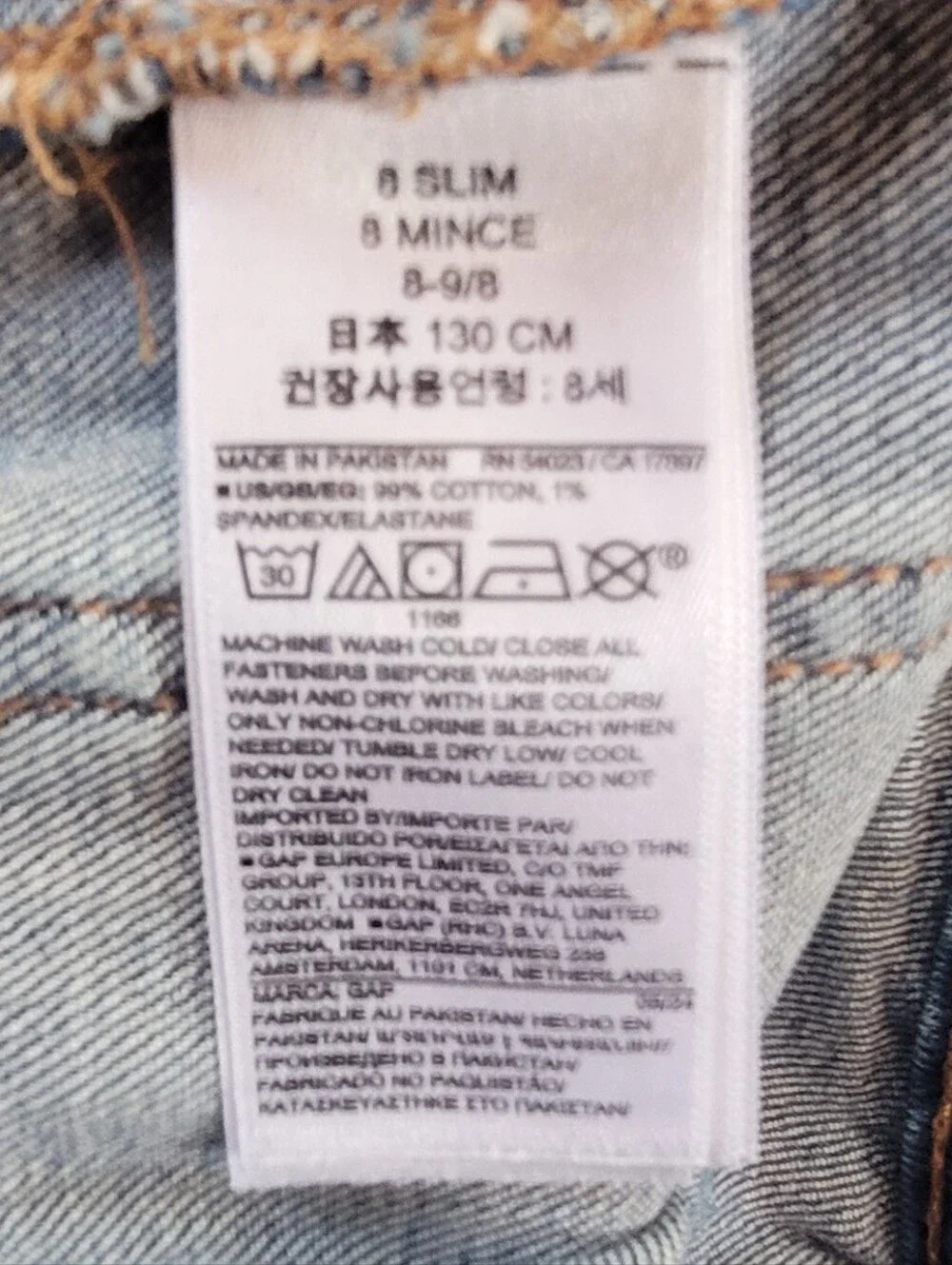 Gap 70's Flare High Rise Jeans And Boho Cropped Top-Size 8